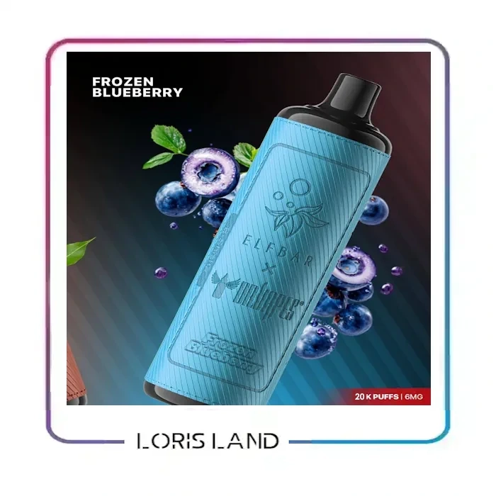 پاد یکبار مصرف بلوبری یخ الف بار و دکتر ویپ 20 هزار پاف